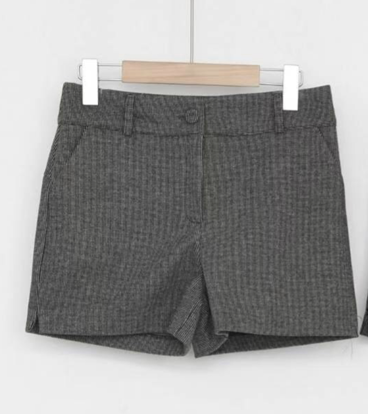 삐삐韓國直郵㊣女士新品人氣職業時尚休閑真品推薦短褲抓絨Pager短褲圖色1