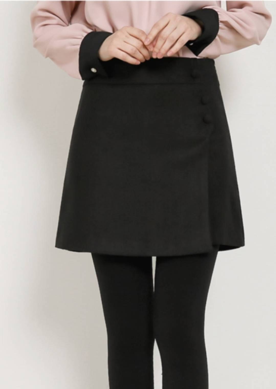 삐삐東大門㊣直郵女士新款休閑真品推薦25秋冬裙褲裹身裙羊毛Pager裙褲