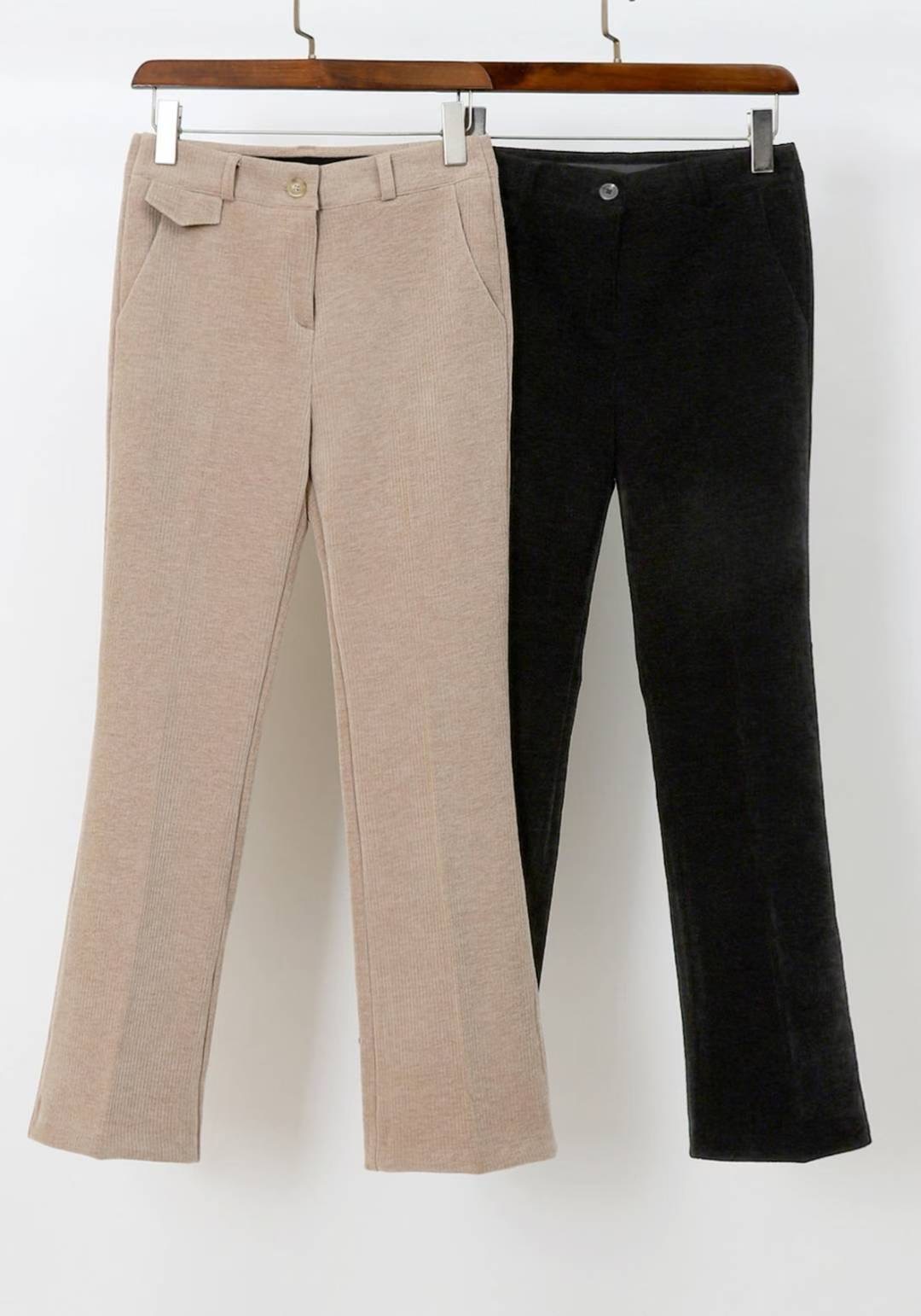 삐삐韓國代購㊣女士新款推薦時尚熱賣職業休閑人氣25秋冬休閑褲Pager休閑褲圖色2左二色