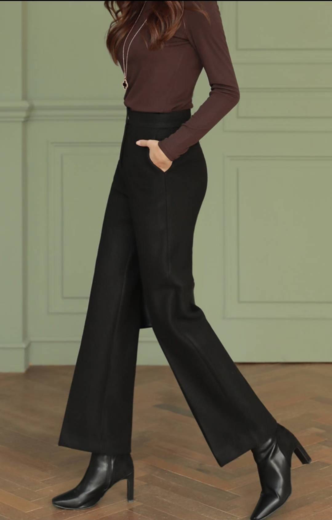 삐삐東大門㊣實拍女裝新款真品人氣推薦職業25秋冬熱賣休閑褲Pager休閑褲