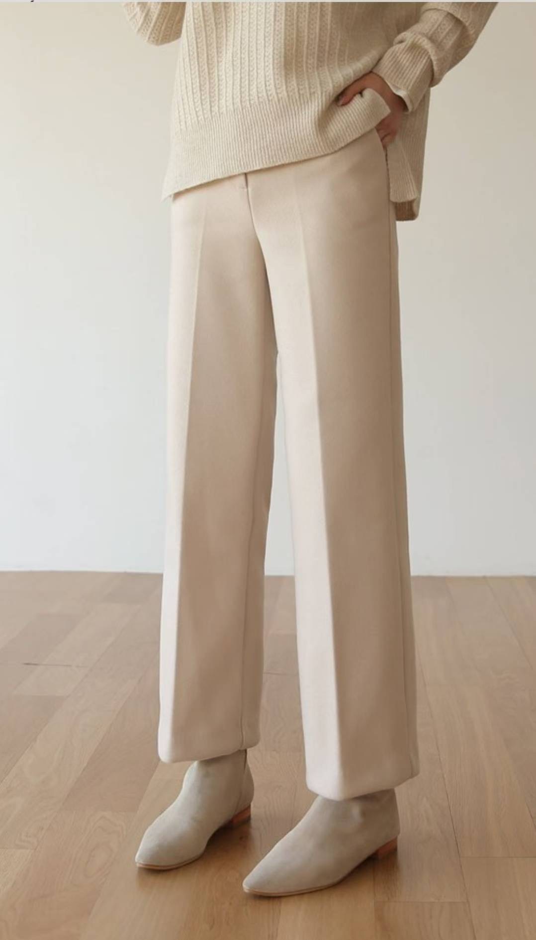 삐삐東大門㊣實拍女裝新款真品人氣推薦職業25秋冬熱賣休閑褲Pager休閑褲圖色1