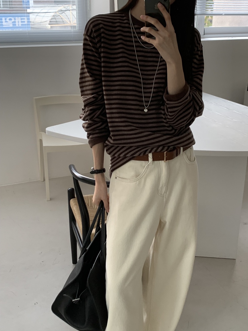 TRUE東大門㊣實拍女裝新款職業人氣推薦真品休閑熱賣長袖T恤TRUE長袖T恤