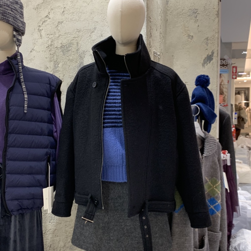 SOLD OUT東大門㊣直郵女士新品熱賣人氣短款大衣含腰帶雙領SOLD OUT短款大衣圖色1