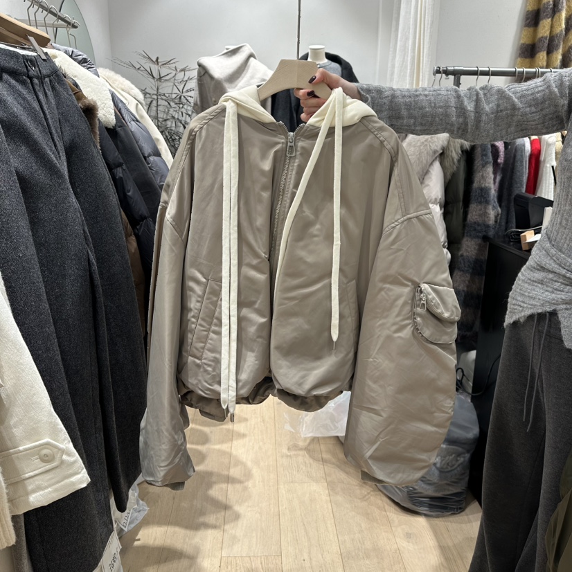 DDAY東大門㊣直郵女士新品時尚推薦休閑短款羽絨服假兩件鴨DDAY短款羽絨服圖色1