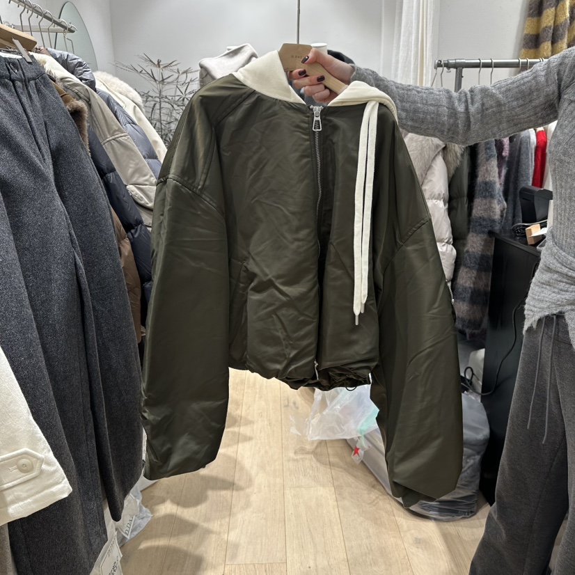 DDAY東大門㊣直郵女士新品時尚推薦休閑短款羽絨服假兩件鴨DDAY短款羽絨服圖色2