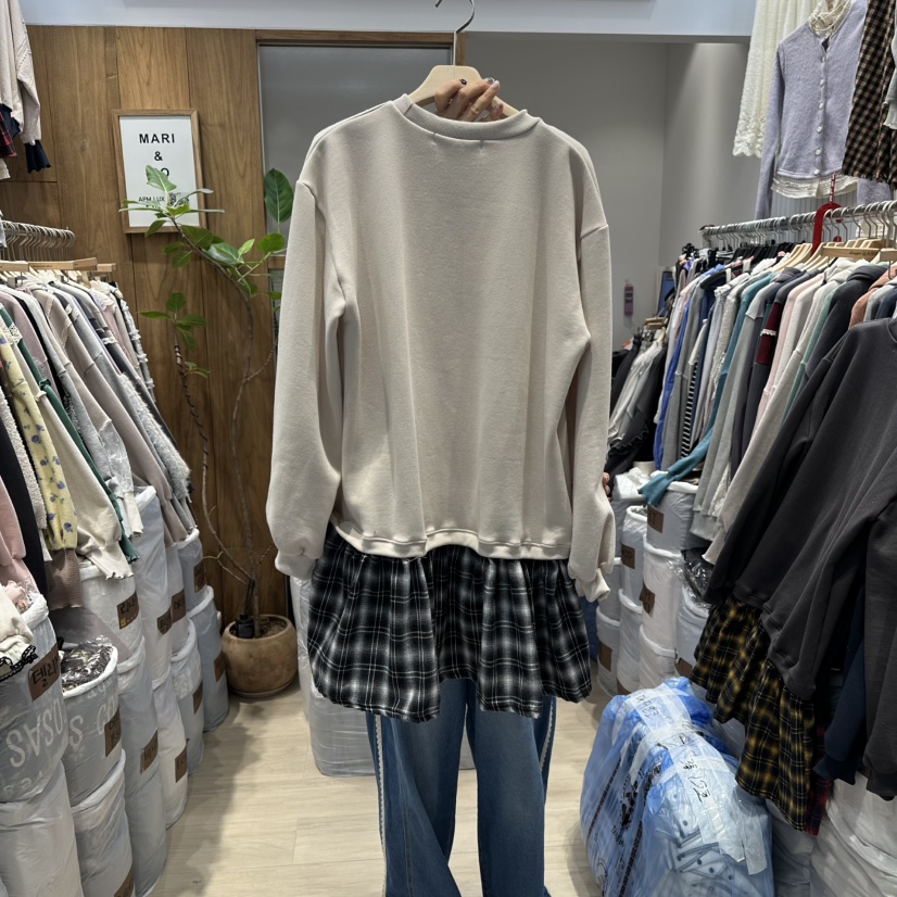 MARI CO東大門㊣直郵女士新款休閑25秋冬人氣時尚職業衛衣MARI CO衛衣