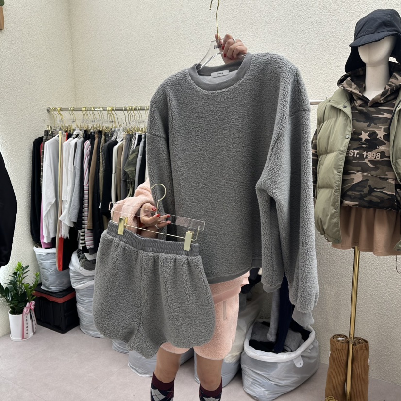 DRAWING韓國代購㊣女士新款休閑人氣真品時尚套裝兩件套套裝DRAWING套裝圖色2