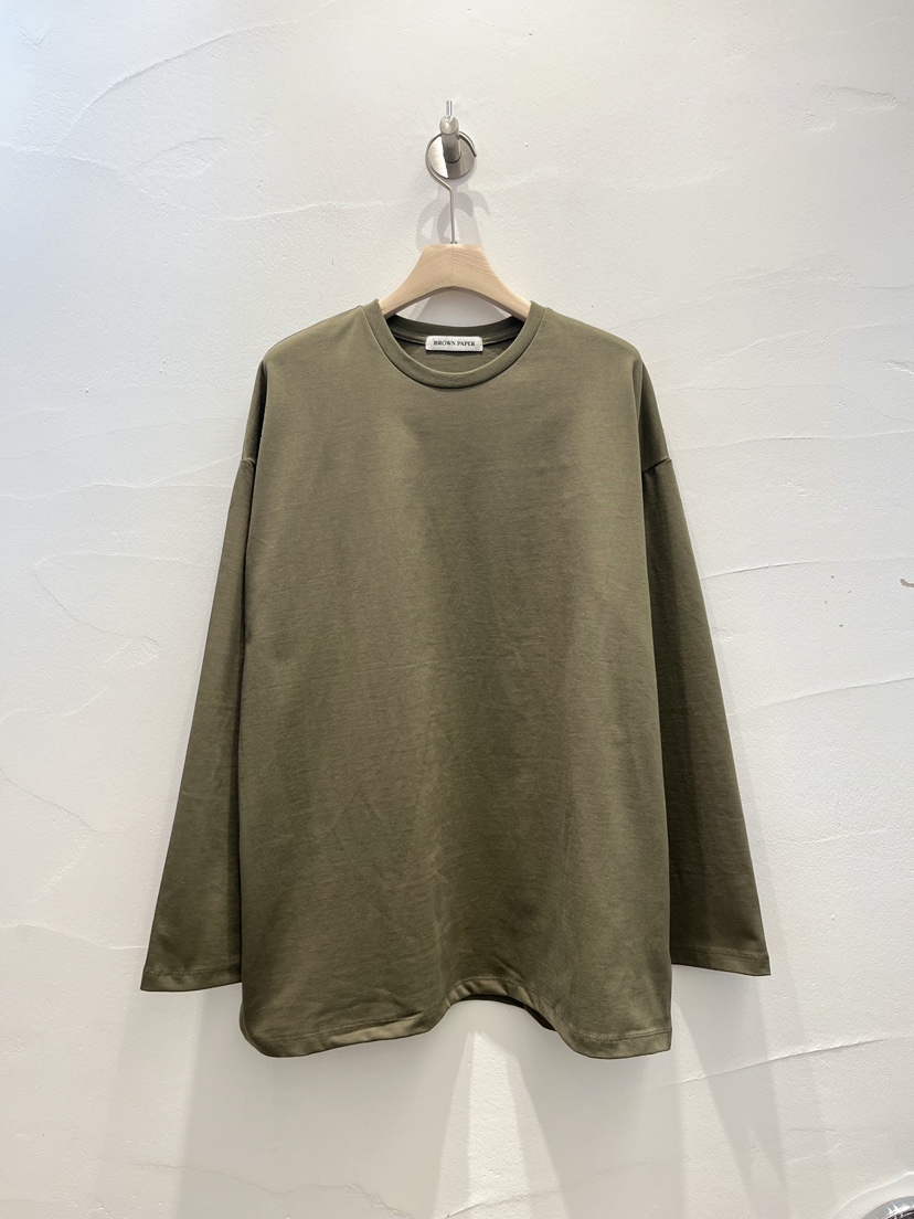 BROWN PAPER-S東大門㊣代購女士新款25秋冬推薦熱賣長袖T恤BROWN PAPER-S長袖T恤圖色3
