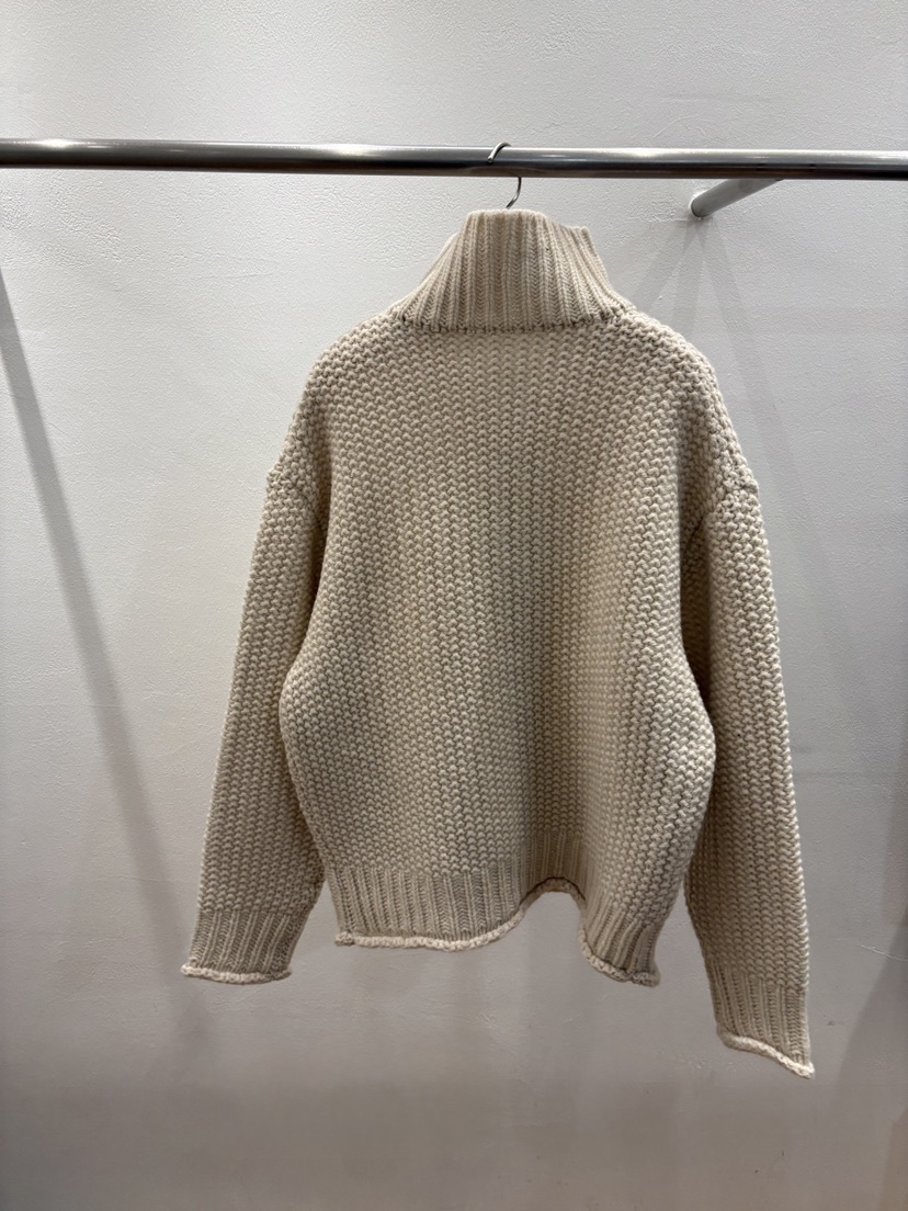 FL LANEL韓國代購㊣女裝新品休閑人氣時尚針織衫華夫格拉鏈FL LANEL針織衫