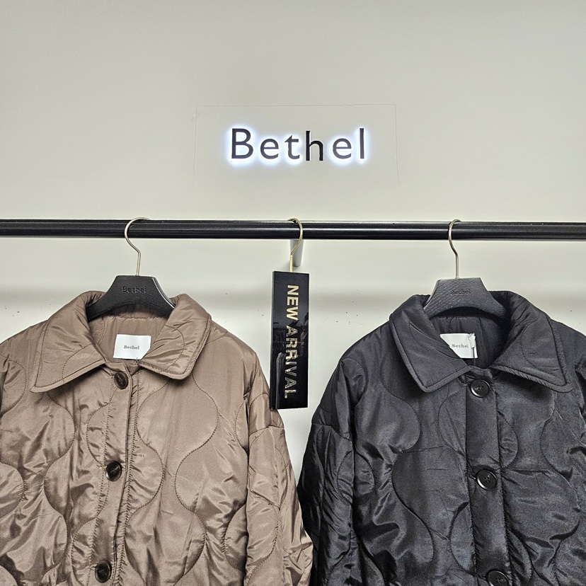 BETHEL東大門㊣實拍女裝新品熱賣推薦25秋冬人氣職業夾克絎縫BETHEL夾克