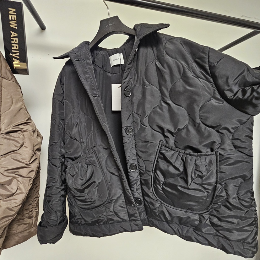 BETHEL東大門㊣實拍女裝新品熱賣推薦25秋冬人氣職業夾克絎縫BETHEL夾克