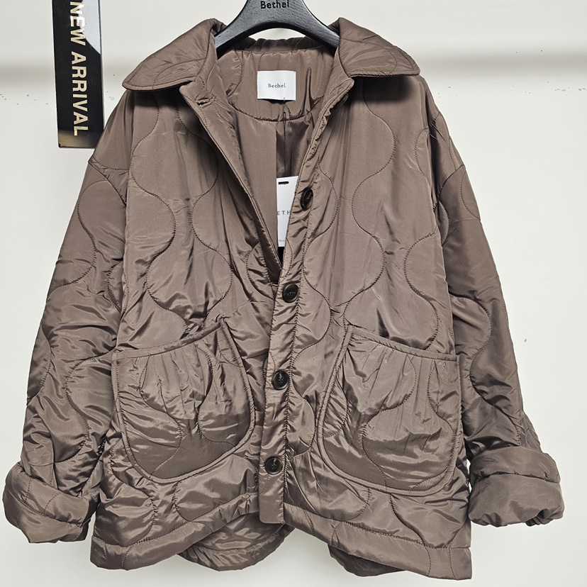 BETHEL東大門㊣實拍女裝新品熱賣推薦25秋冬人氣職業夾克絎縫BETHEL夾克