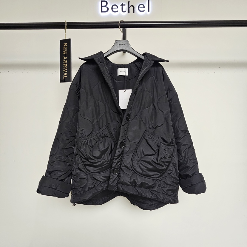 BETHEL東大門㊣實拍女裝新品熱賣推薦25秋冬人氣職業夾克絎縫BETHEL夾克