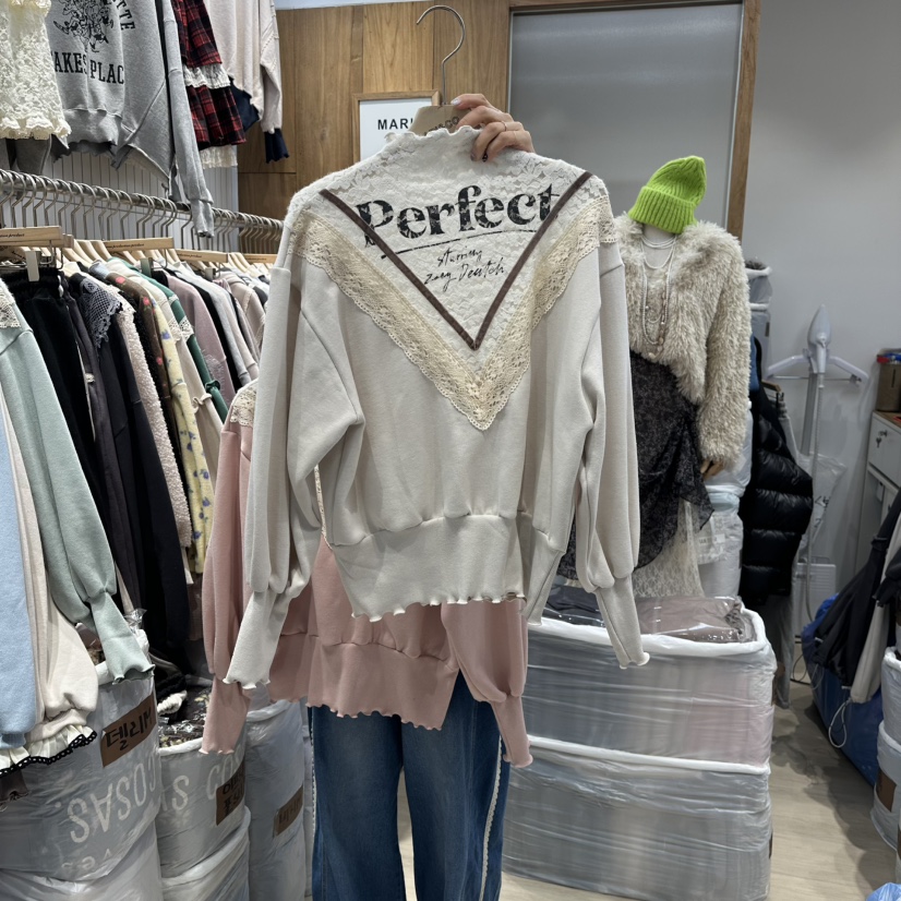 MARI CO韓國代購㊣女士新款真品人氣熱賣休閑衛衣假兩件加絨MARI CO衛衣圖色2