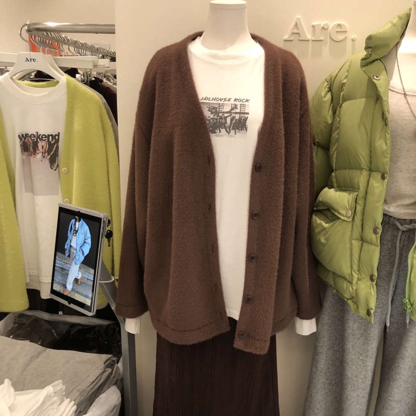 ARE東大門㊣直郵女士新品休閑時尚推薦職業熱賣毛衣不含內搭ARE YOU/ARE毛衣圖色3