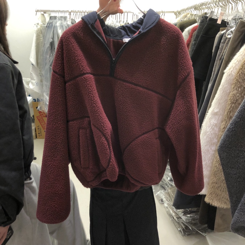 PADO東大門㊣實拍女士新款時尚25秋冬推薦真品職業衛衣連帽衫PADO衛衣圖色3