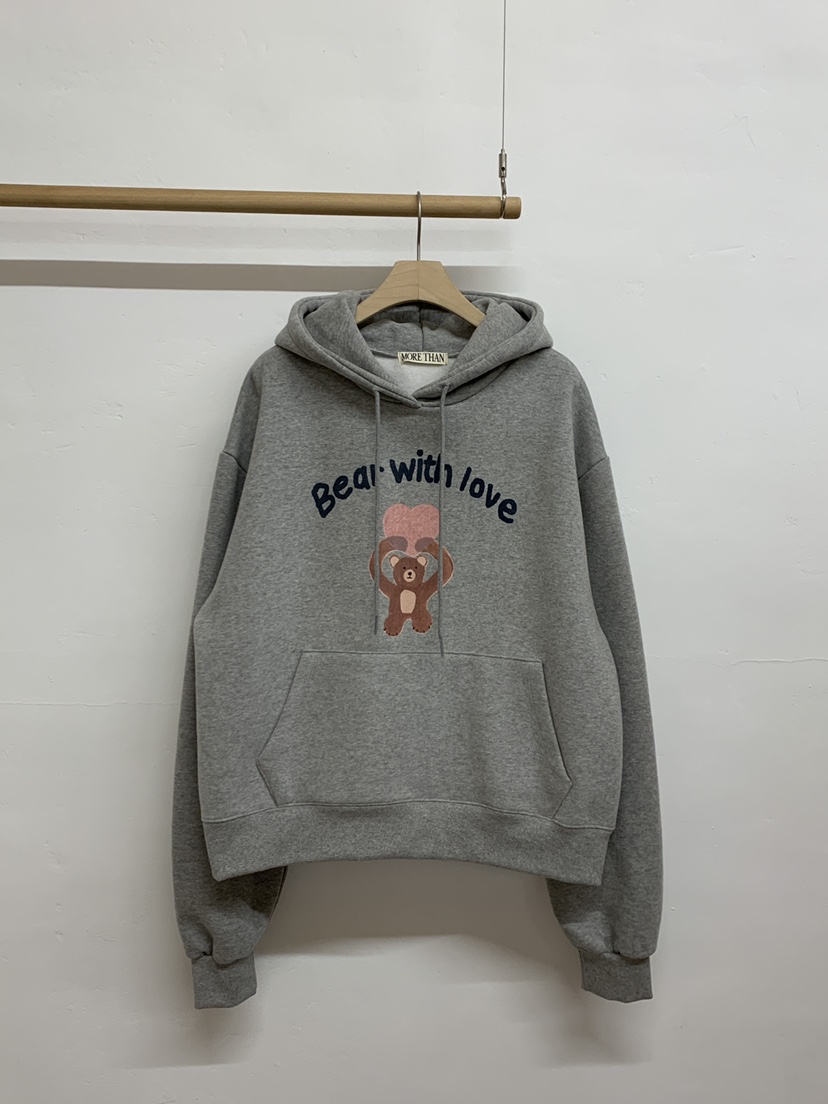 MORE THAN-P韓國代購㊣女裝新品職業25秋冬人氣真品熱賣衛衣MORE THAN衛衣圖色2