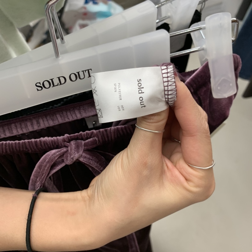 SOLD OUT東大門㊣實拍女裝新款時尚25秋冬半身裙中短裙天鵝絨SOLD OUT半身裙/中短裙