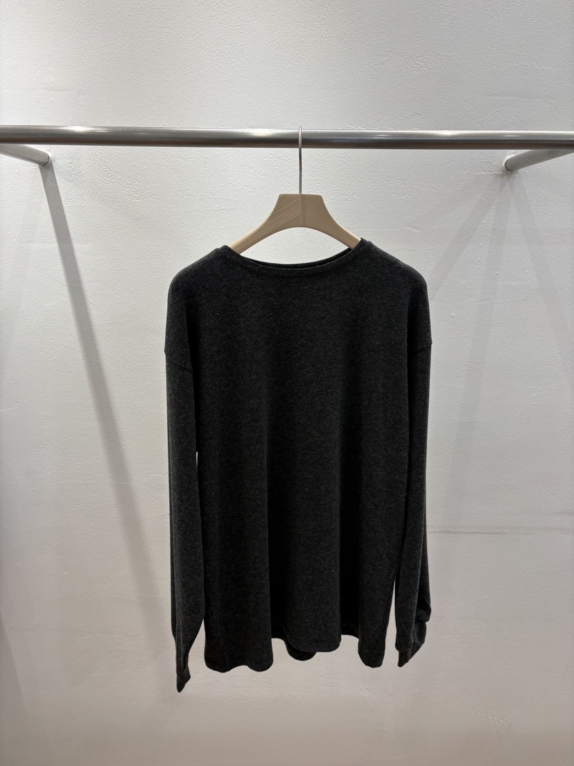 FL LANEL東大門㊣代購女士新品25秋冬職業熱賣長袖T恤羊毛FL LANEL長袖T恤圖色3