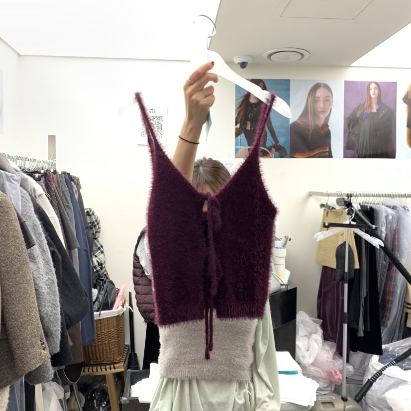 SOLD OUT東大門㊣直郵女裝新款時尚人氣吊帶背心不含內搭絨SOLD OUT吊帶/背心