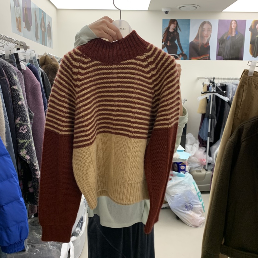 SOLD OUT東大門㊣代購女士新品時尚熱賣推薦職業針織衫羊毛SOLD OUT針織衫圖色1