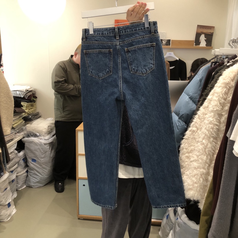 ARE東大門㊣代購女裝新款熱賣推薦職業休閑25秋冬真品牛仔褲ARE YOU/ARE牛仔褲