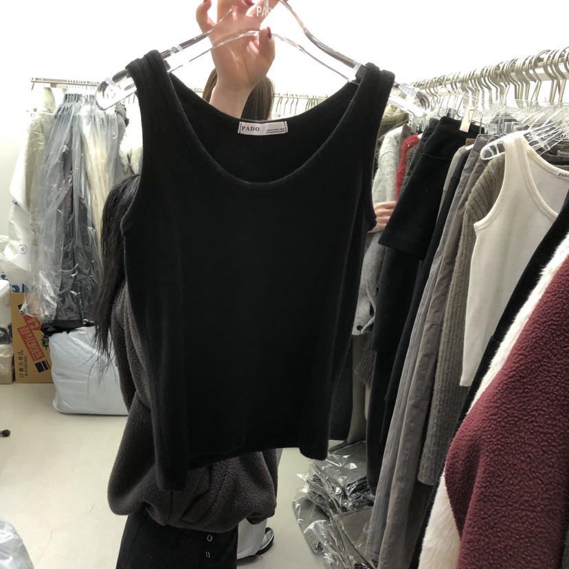 PADO東大門㊣實拍女士新品人氣休閑熱賣推薦時尚真品吊帶背心PADO吊帶/背心圖色1