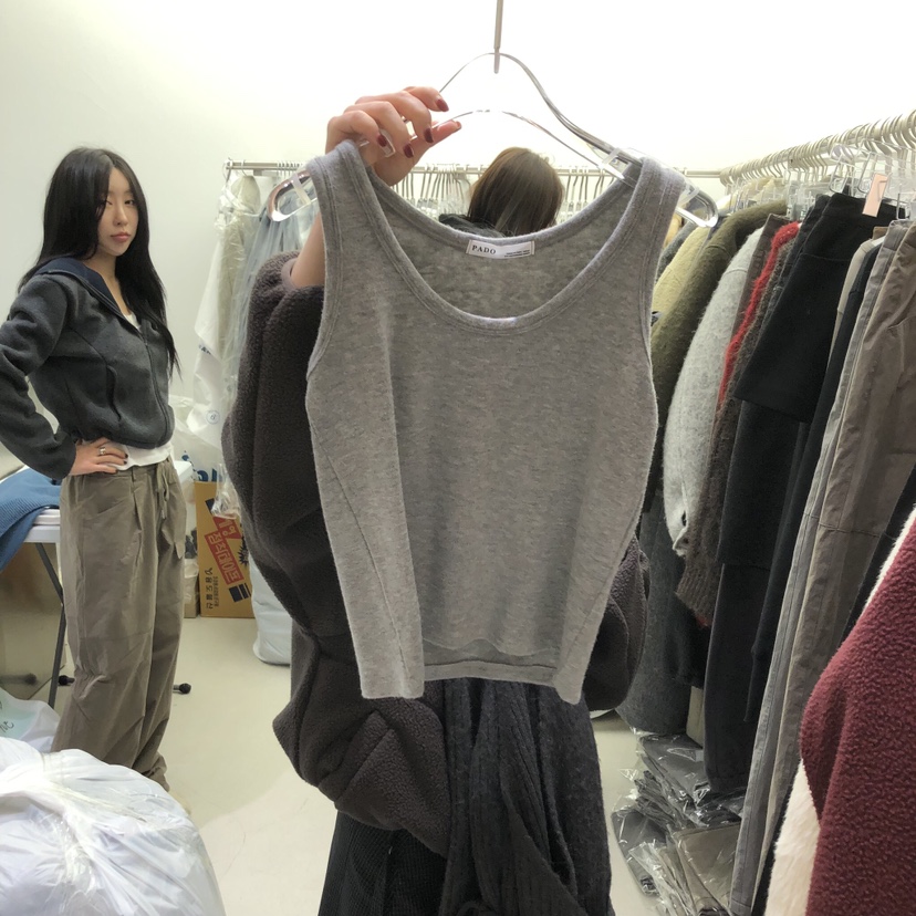 PADO東大門㊣實拍女士新品人氣休閑熱賣推薦時尚真品吊帶背心PADO吊帶/背心圖色3