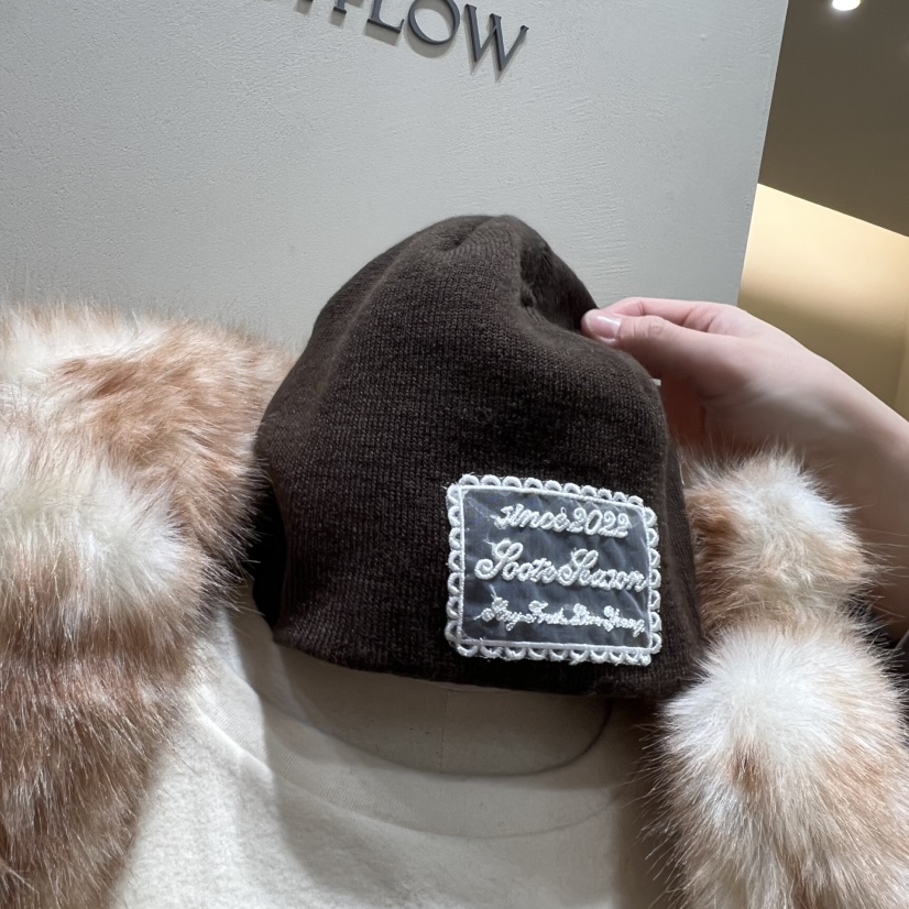 BY FLOW東大門㊣實拍女士新款職業時尚推薦休閑熱賣帽子蕾絲BY FLOW帽子圖色1