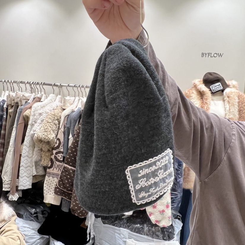 BY FLOW東大門㊣實拍女士新款職業時尚推薦休閑熱賣帽子蕾絲BY FLOW帽子圖色2