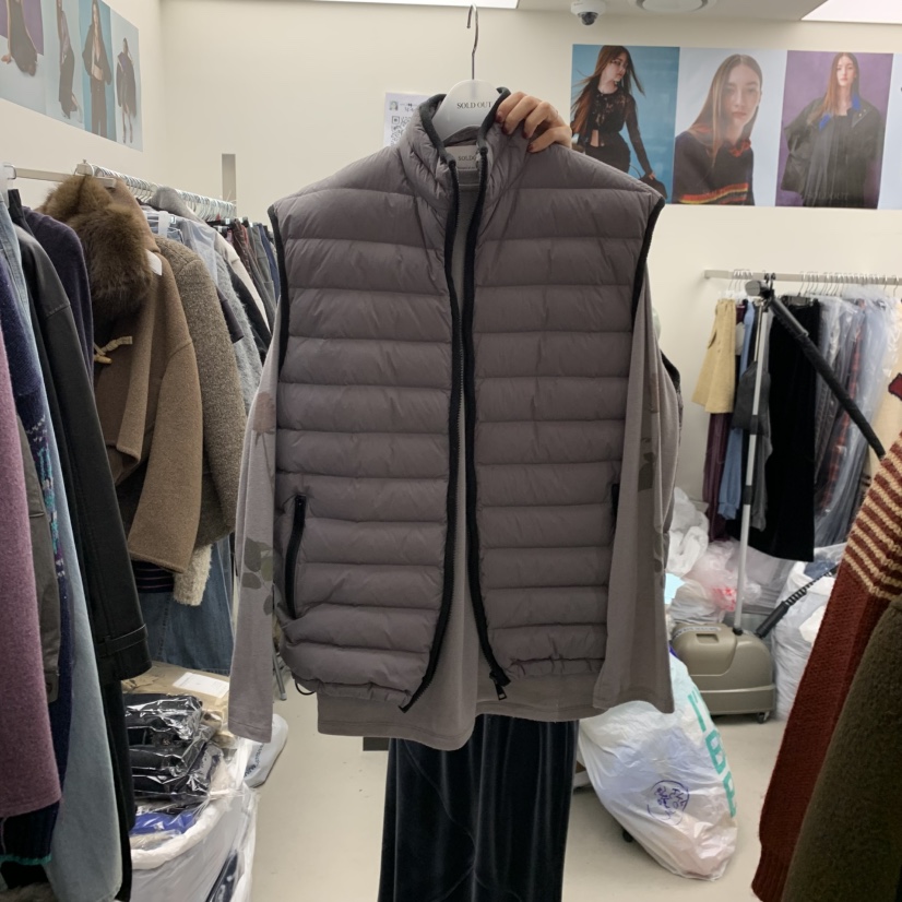 SOLD OUT東大門㊣實拍女士新款25秋冬人氣真品馬甲不含內搭SOLD OUT馬甲圖色2