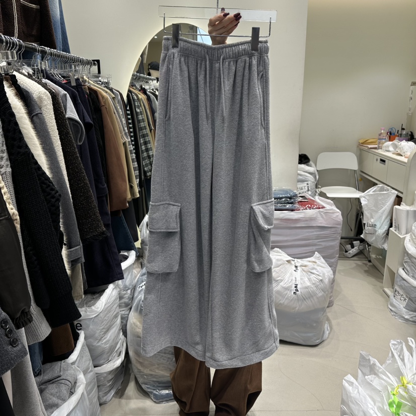 AT THE END東大門㊣實拍女士新品25秋冬熱賣真品休閑休閑褲AT THE END休閑褲圖色1