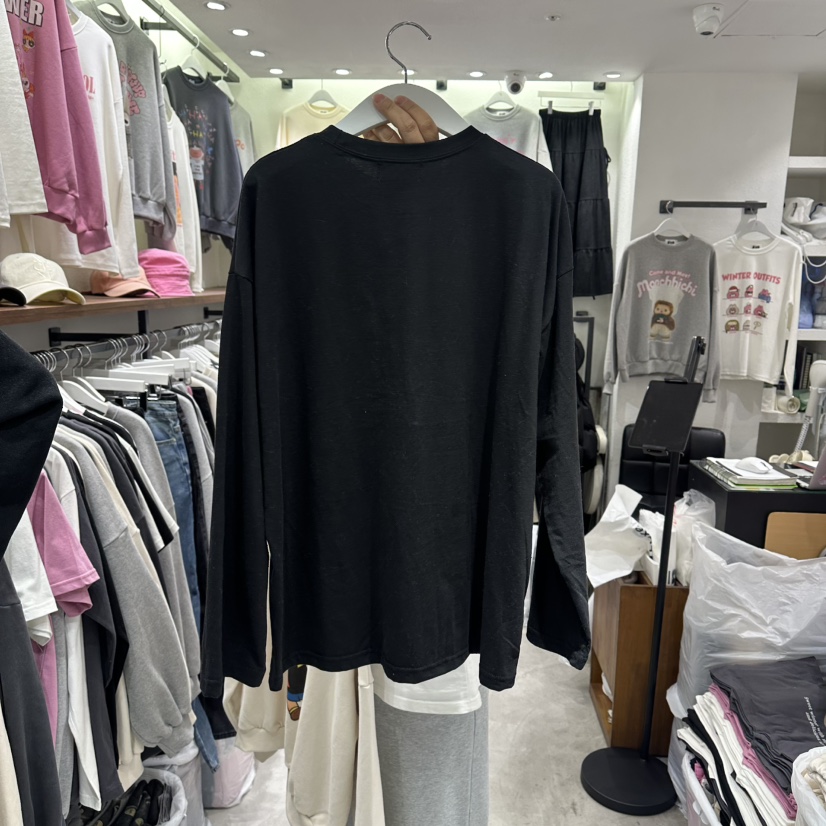 EVE東大門㊣代購女士新品休閑時尚熱賣推薦真品職業長袖T恤EVE長袖T恤