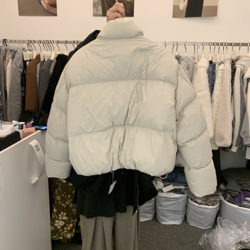 SALONDEMAG韓國代購㊣女裝新品熱賣時尚短款羽絨服填充鴨絨SALONDEMAG短款羽絨服