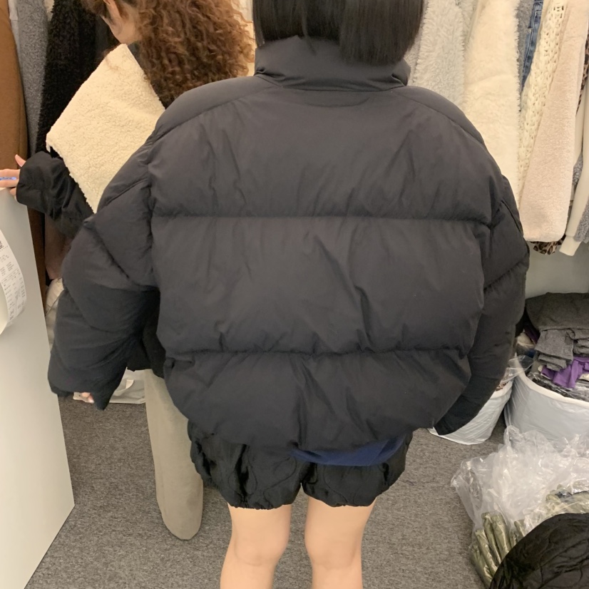 SALONDEMAG韓國代購㊣女裝新品熱賣時尚短款羽絨服填充鴨絨SALONDEMAG短款羽絨服