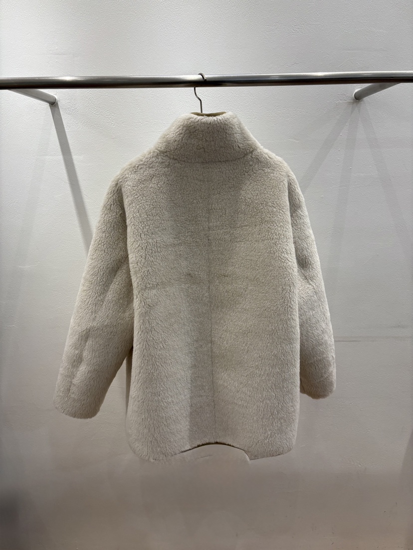 FL LANEL東大門㊣直郵女士新款時尚熱賣夾克里外穿羊毛雙面FL LANEL夾克