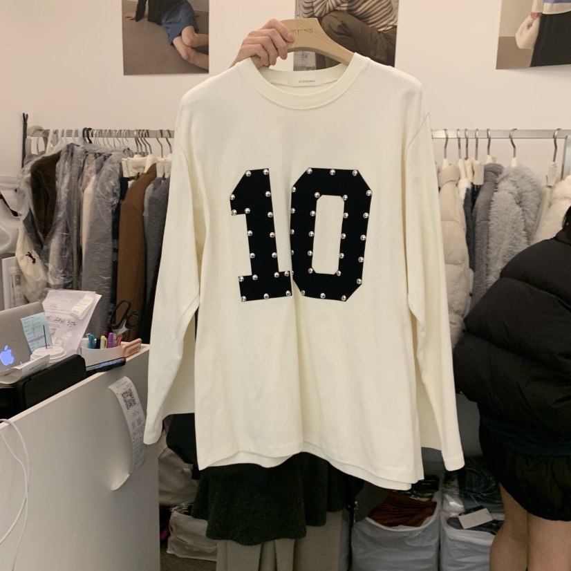 SALONDEMAG東大門㊣代購女士新款職業時尚熱賣推薦人氣長袖T恤SALONDEMAG長袖T恤圖色1