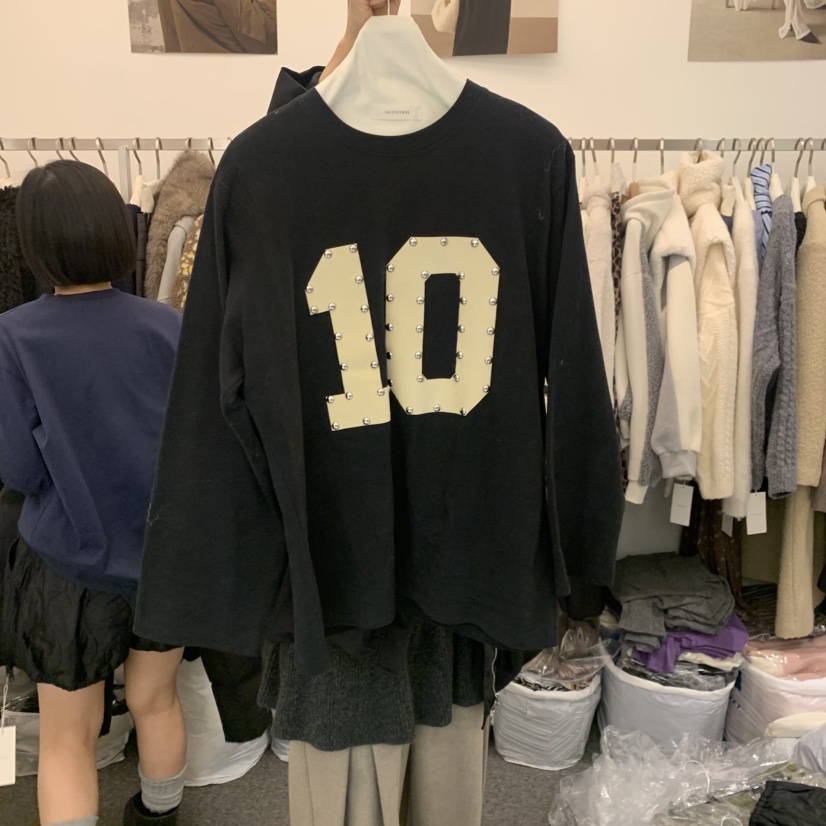 SALONDEMAG東大門㊣代購女士新款職業時尚熱賣推薦人氣長袖T恤SALONDEMAG長袖T恤圖色3