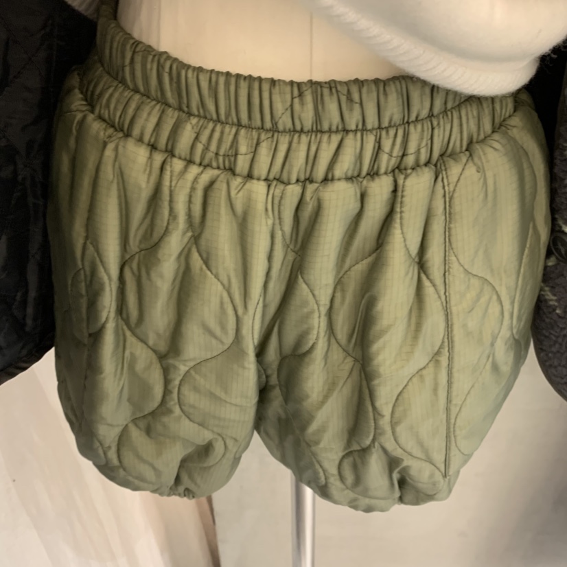 SALONDEMAG韓國代購㊣女裝新款熱賣職業人氣時尚25秋冬短褲絎縫SALONDEMAG短褲圖色1