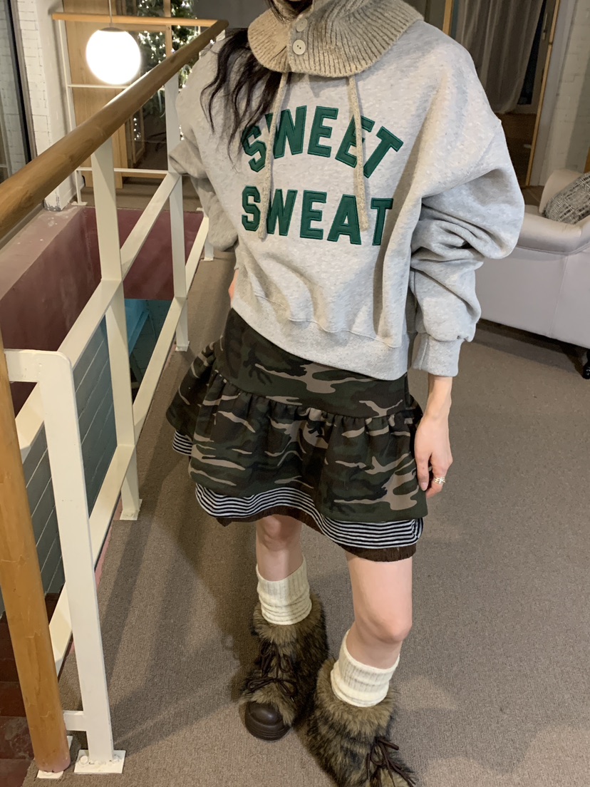 MORE THAN-P韓國代購㊣女裝新品職業熱賣時尚真品休閑衛衣MORE THAN衛衣