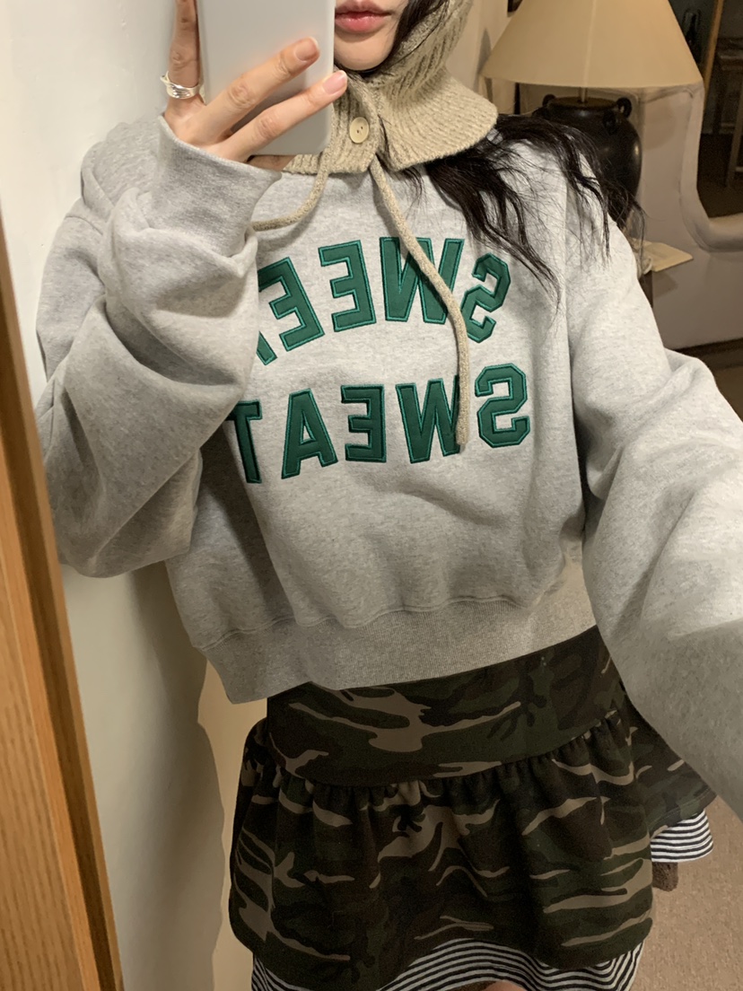 MORE THAN-P韓國代購㊣女裝新品職業熱賣時尚真品休閑衛衣MORE THAN衛衣