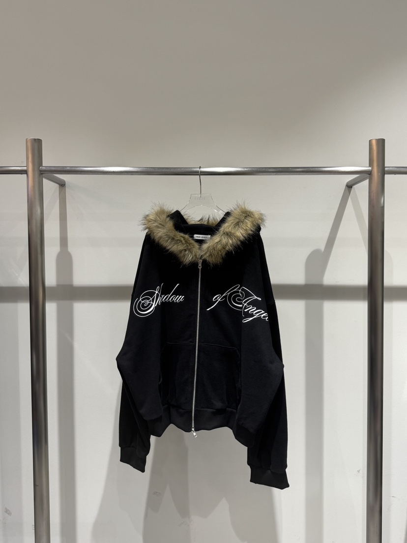 OKIE韓國代購㊣女士新款真品人氣休閑熱賣時尚夾克毛皮加絨OKIE夾克圖色2