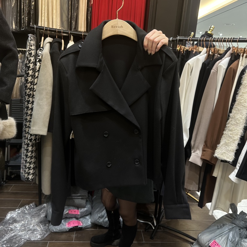 HERISH-HAUTE東大門㊣直郵女裝新品時尚熱賣休閑人氣職業夾克HERISH-HAUTE夾克圖色3