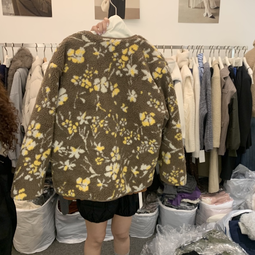 SALONDEMAG東大門㊣實拍女士新款熱賣職業人氣真品夾克花朵SALONDEMAG夾克