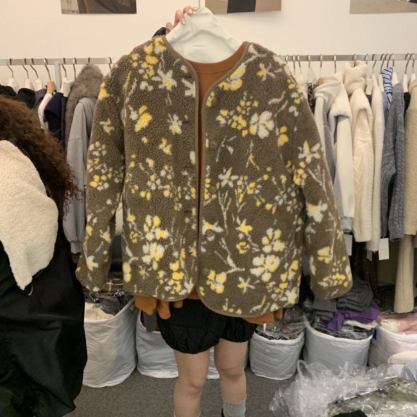 SALONDEMAG東大門㊣實拍女士新款熱賣職業人氣真品夾克花朵SALONDEMAG夾克圖色1