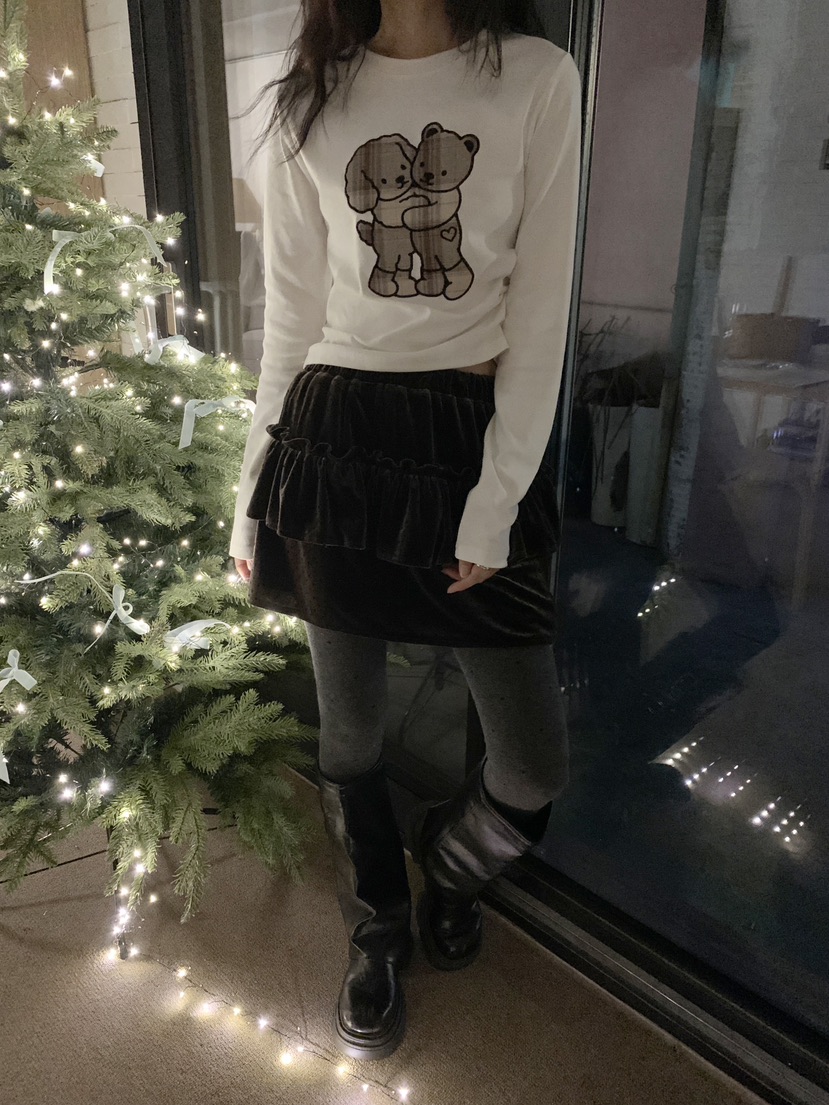 MORE THAN-P韓國代購㊣女士新品推薦真品職業25秋冬長袖T恤MORE THAN長袖T恤