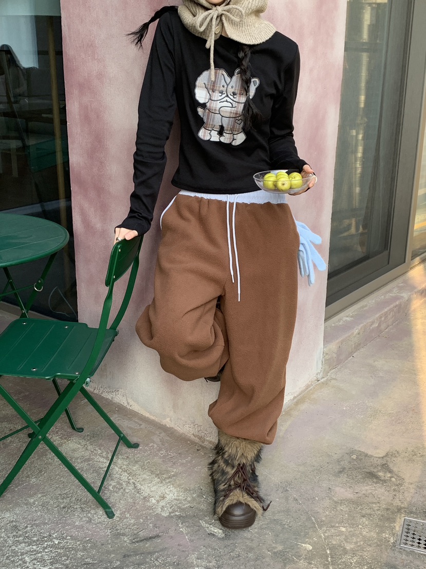 MORE THAN-P韓國代購㊣女士新品推薦真品職業25秋冬長袖T恤MORE THAN長袖T恤