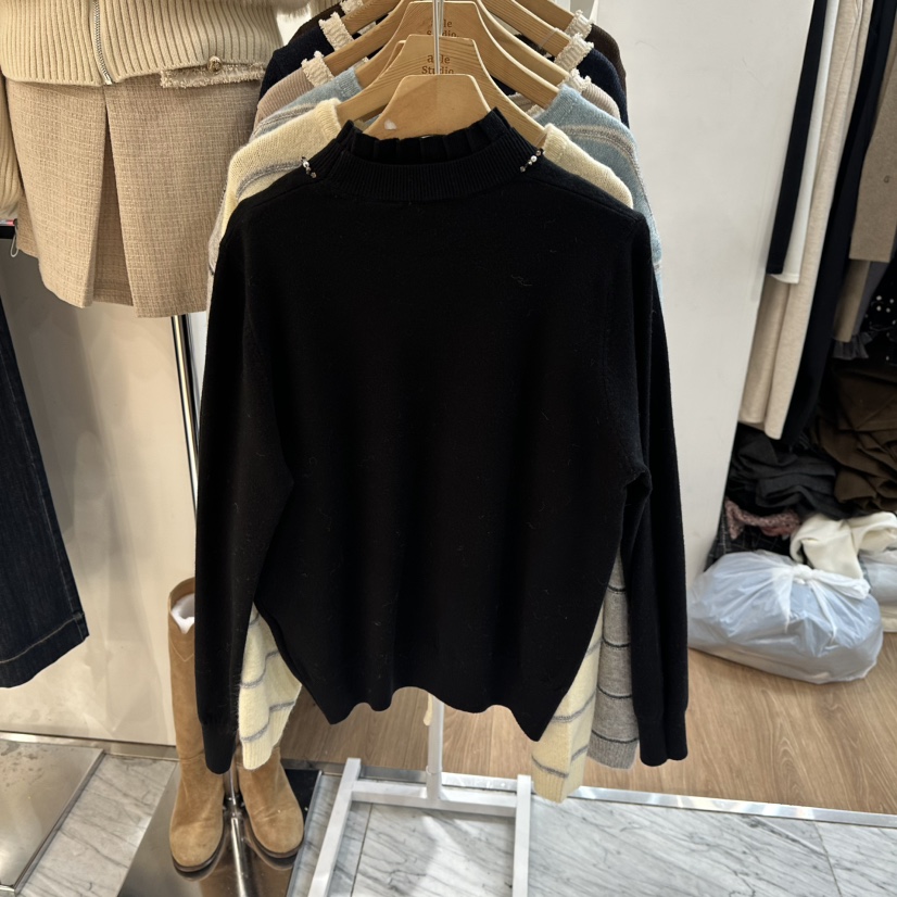 ABLESTUDIO韓國代購㊣女裝新款熱賣職業人氣真品25秋冬針織衫ABLESTUDIO針織衫