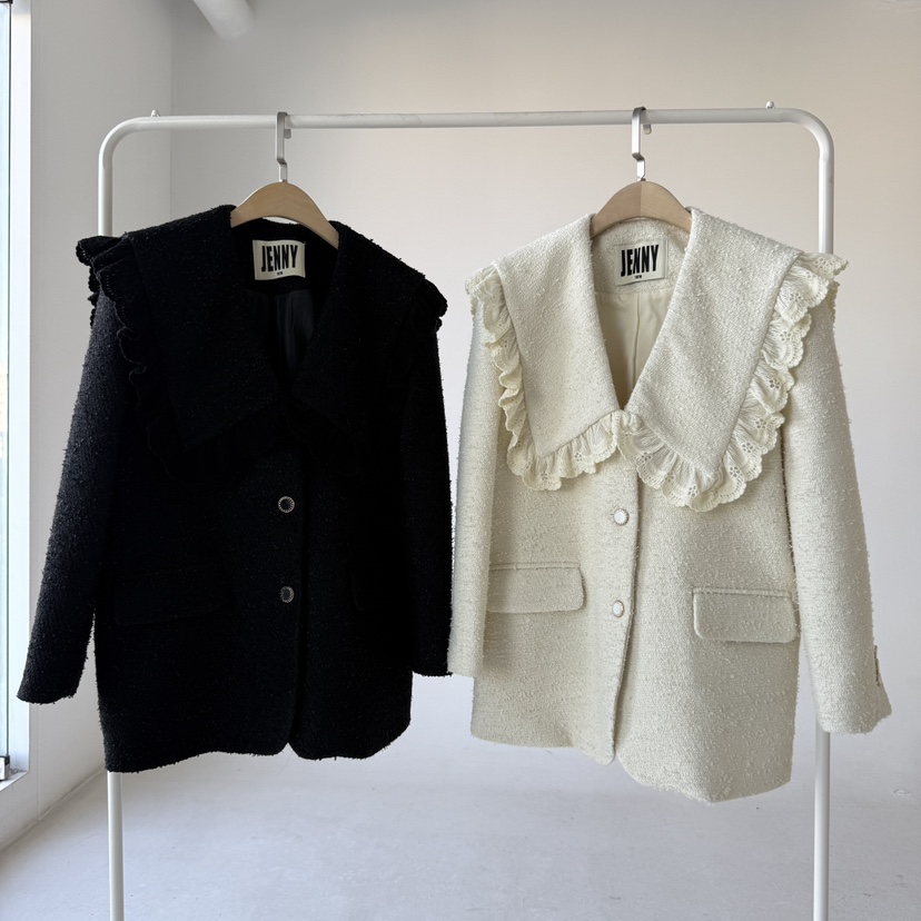 JENNY 1976東大門㊣直郵女士新品時尚25秋冬真品推薦休閑夾克JENNY 1976夾克