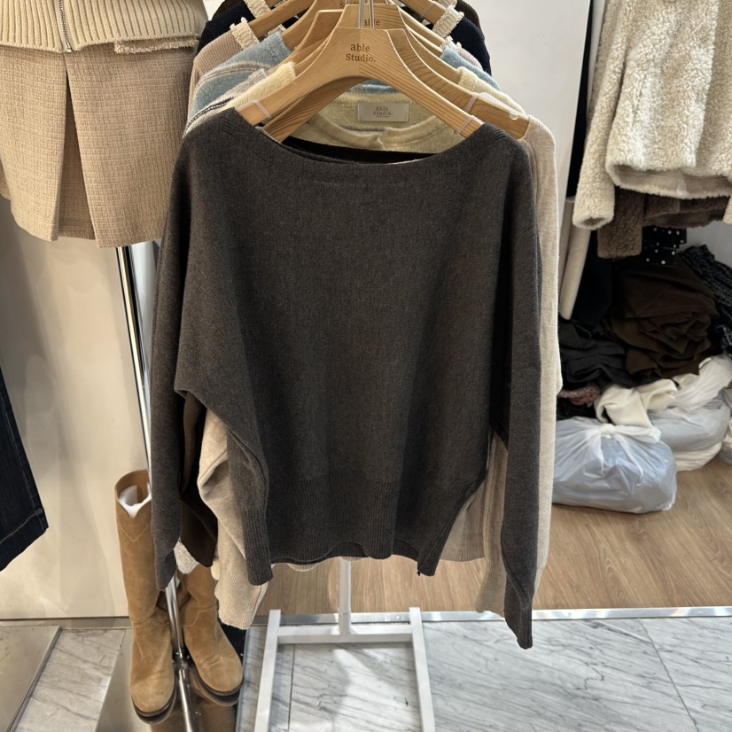 ABLESTUDIO東大門㊣直郵女裝新款時尚休閑職業熱賣25秋冬針織衫ABLESTUDIO針織衫圖色3